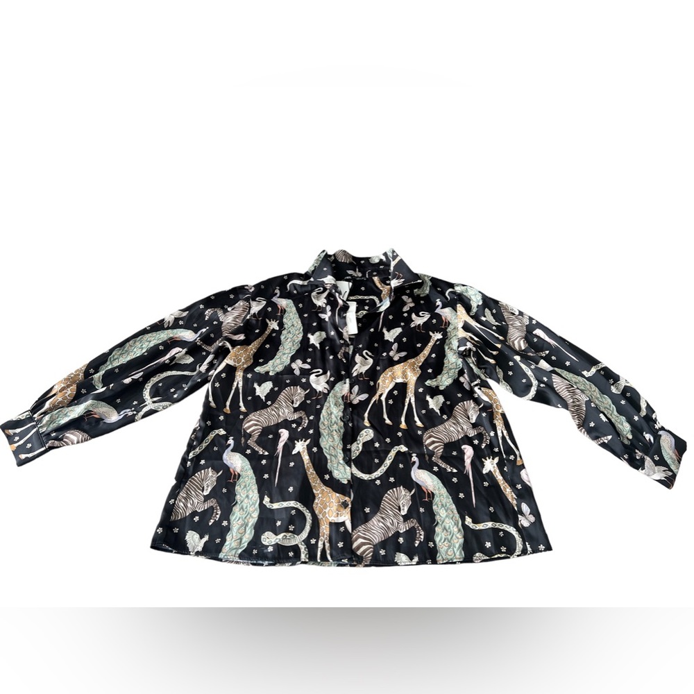 Animal print top